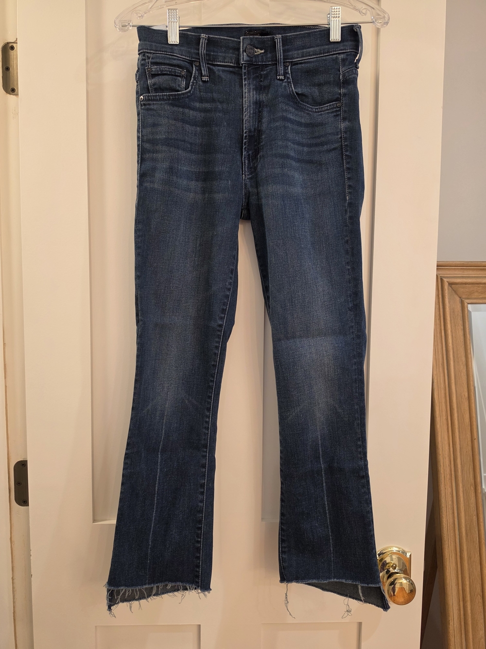 MOTHER Dark Indigo Bootcut Jeans